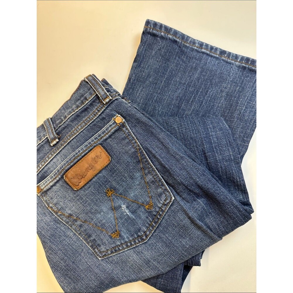 Wrangler Retro Bootcut Jeans, Men's Western Denim Cotton Spandex Size 33 x 32